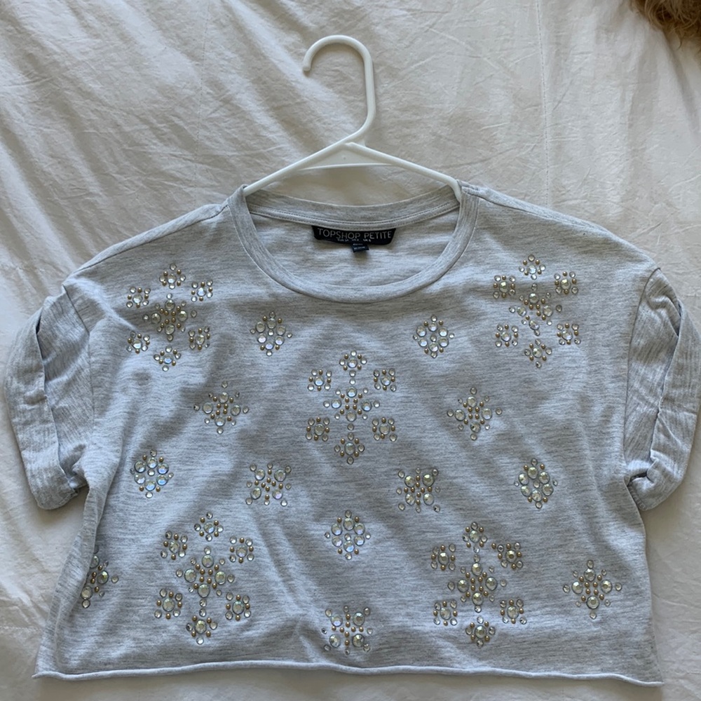 Petite Top Shop Crop Top
